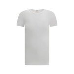 Brunello Cucinelli White Cotton T-Shirt
