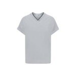 Brunello Cucinelli White Cotton T-Shirt