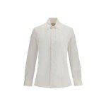 Valentino White Cotton Dress Shirt