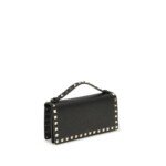 Valentino Garavani Black Calf Leather Bos Taurus Wallet - Image 2