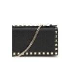 Valentino Garavani Black Calf Leather Bos Taurus Wallet - Image 4