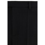 Valentino Black Fleece Wool Dress Pants - Image 3