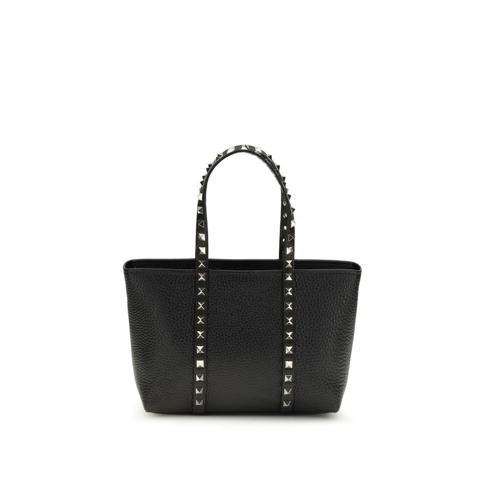 10099721.jpeg Valentino Garavani Black Calf Leather Bos Taurus Shoulder Bag - Image 1