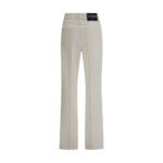 Balmain White Cotton Straight-Leg Jeans - Image 2