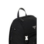 Black Recycled Polyamide Backpack - Image 4