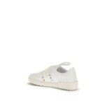 Valentino Garavani White Calf Leather Bos Taurus Low Top Sneakers - Image 3