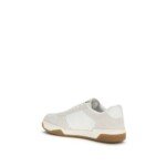 Valentino Garavani White Calf Leather Bos Taurus Athletic Sneakers - Image 3