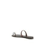 Sandale Giuseppe Zanotti Icon Ring Maro din Piele - imagine 3