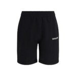 Burberry Black Cotton Bermuda Shorts