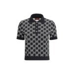 Gucci Black Wool Pattern Shirt