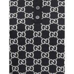 Gucci Black Wool Pattern Shirt - Image 3