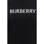 Burberry Black Cotton T-Shirt - Image 3