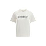 Burberry White Cotton T-Shirt