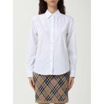 Burberry White Cotton Dress Shirt