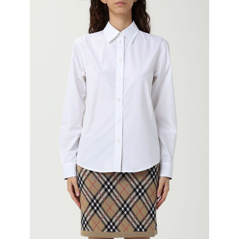 10148976.jpeg Burberry White Cotton Dress Shirt - Image 1