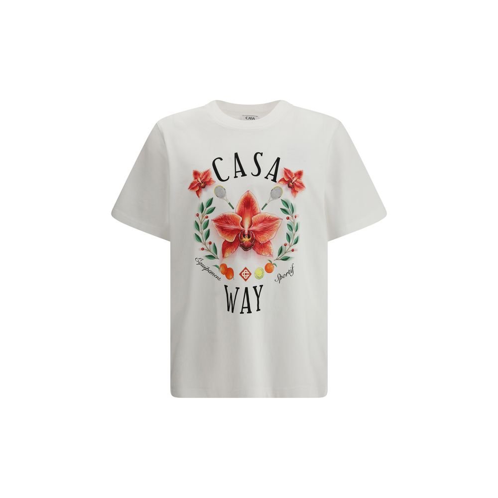 10151162.jpeg Casablanca White Cotton T-Shirt - Image 1