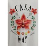 Casablanca White Cotton T-Shirt - Image 3