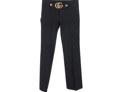 Black Viscose Dress Pants