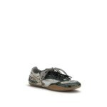 Miu Miu Gray Recycled Polyester Athletic Sneakers - Image 2