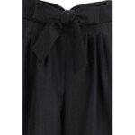 Valentino Black Wool Bermuda Shorts - Image 3
