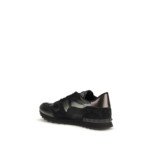 Sneakers Valentino Garavani Rockrunner Negri Din Piele - imagine 3