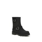 Jimmy Choo Black Polyurethane Rain Boots - Image 2