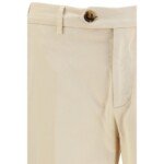 Brunello Cucinelli Beige Cotton Pants - Image 3
