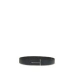 Tom Ford Blue Calf Leather Bos Taurus Regular Belt - Image 2