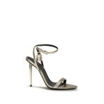 Tom Ford Gold Goatskin Stiletto Heel Sandals - Image 2