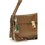 Prada Beige Calf Leather Bos Taurus Shoulder Bag - Image 4