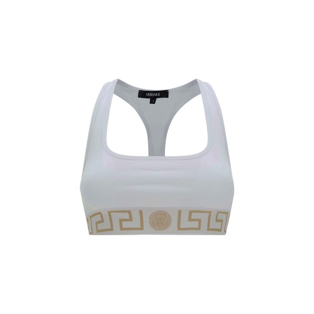 10177964.jpeg Versace White Cotton Sport Bra - Image 1