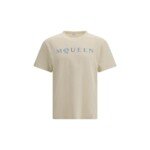 Alexander McQueen Beige Cotton T-Shirt