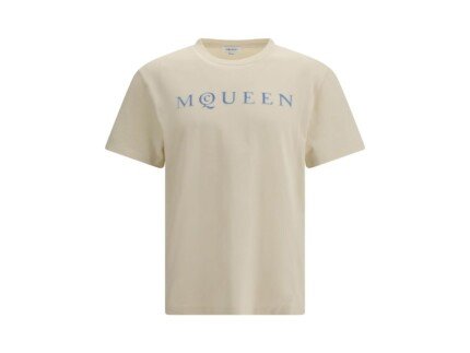 Alexander McQueen Beige Cotton T-Shirt