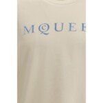 Alexander McQueen Beige Cotton T-Shirt - Image 3