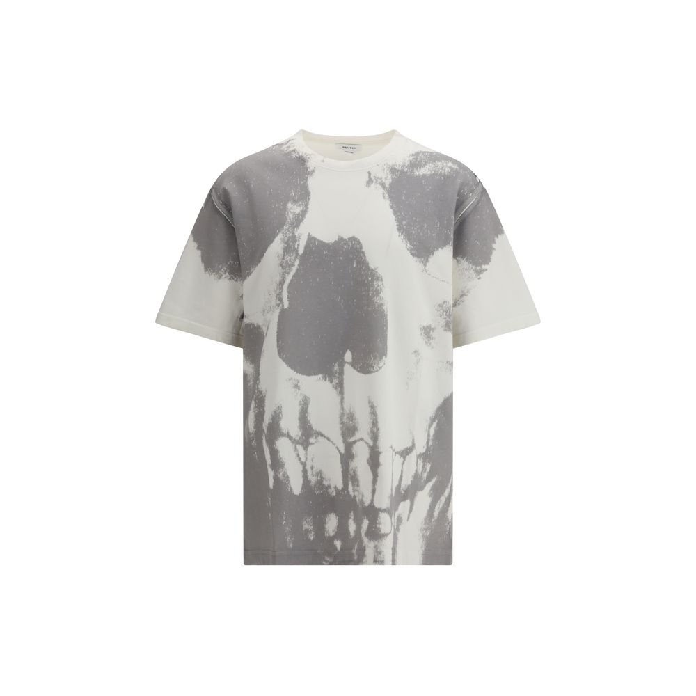 10182785.jpeg Alexander McQueen White Cotton T-Shirt - Image 1