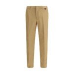 Gucci Beige Cotton Casual Pants