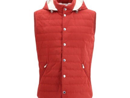 Brunello Cucinelli Multicolor Polyester Sleveless Jacket