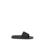 Valentino Garavani Black Rubber Sandals