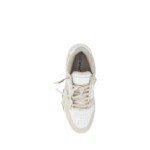 Off-White Beige Polyester Low Top Sneakers - Image 4