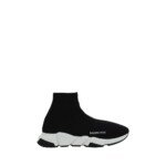 Balenciaga Black Polyester Athletic Sneakers