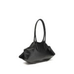Alexander McQueen Black Calf Leather Bos Taurus Shoulder Bag - Image 3
