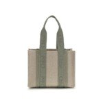 Chloé Beige Linen Shoulder Bag