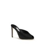 Jimmy Choo Black Calf Leather Bos Taurus Stiletto Heel Sandals - Image 2
