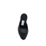 Jimmy Choo Black Calf Leather Bos Taurus Stiletto Heel Sandals - Image 4