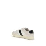 Tom Ford White Calf Leather Bos Taurus Sneakers - Image 3