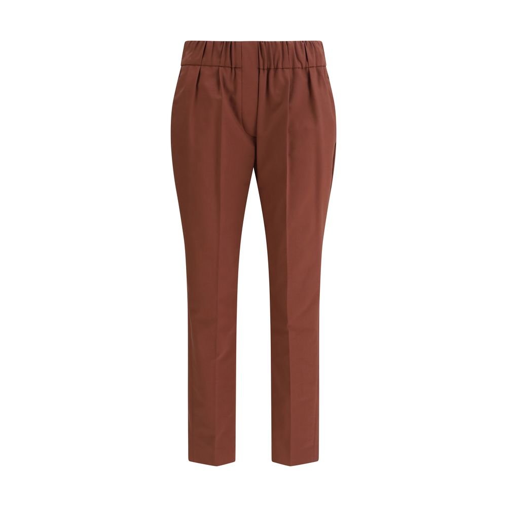 10194936.jpeg Brunello Cucinelli Multicolor Cotton Casual Pants - Image 1