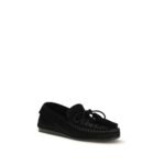 Isabel Marant Black Calf Leather Bos Taurus Slip-On Loafers - Image 2