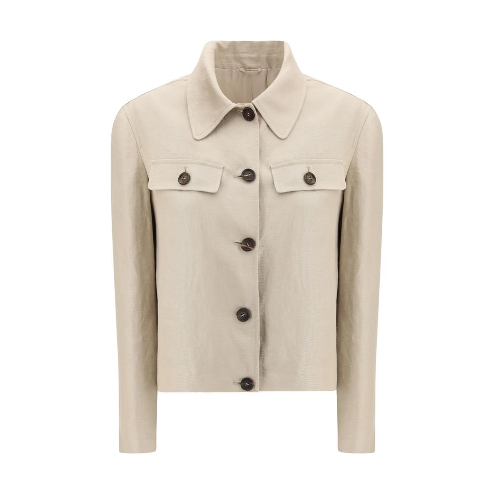 10198403.jpeg Brunello Cucinelli Beige Linen Clothing - Image 1