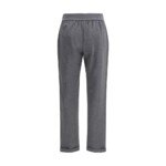 Brunello Cucinelli Gray Cotton Casual Pants - Image 2