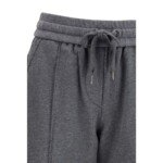 Brunello Cucinelli Gray Cotton Casual Pants - Image 3